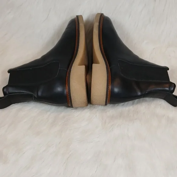 Everlane The Italian Leather Chelsea Boot In Black Women's Gum Outsole Sz 8 - Picture 5 of 8